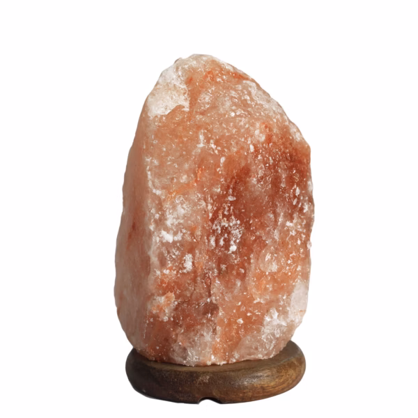 Naturlig Saltlampe Saltkrystall Lampe Av Høy Kvalitet - Og Base Ca. 2-3 Kg