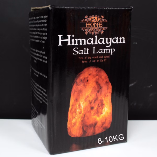 Naturlig Saltlampe Saltkrystall Lampe Av Høy Kvalitet - Og Base Ca. 8-10 Kg - Bilde 3