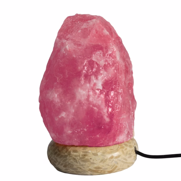 Kvalitet USB Naturlig Saltlampe Saltkrystall Lampe - 11,5 cm (Flerfarget Lys) - Bilde 2