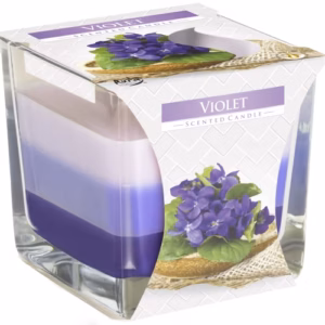 Rainbow Lys i Krukke Candle - Violet