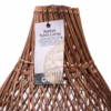 Rattan-Tischlampen - Dunkelbraun – Bild 2