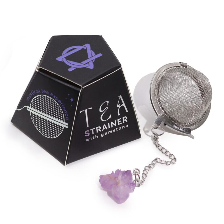 Raw-Crystal-Gemstone-Tea-Strainer-Amethyst-Cluster