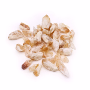 Rå Krystaller (500gm) - Citrin Topas Rough Points