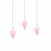 Pendulo Piedra Preciosa en bruto - Cuarzo Rosa - Imagen 4