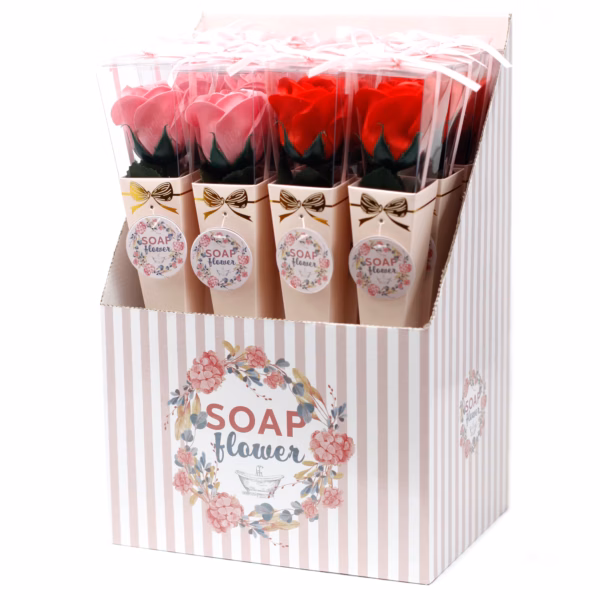 Sæbeblomst Klar Til Salg - Medium Rose - Billede 2