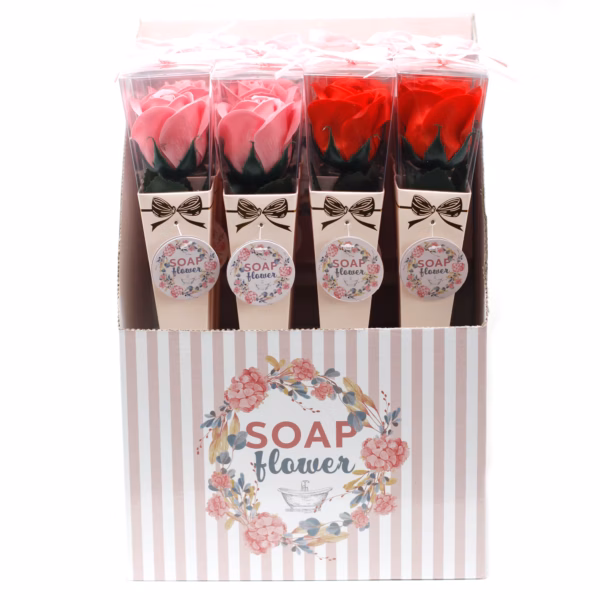 Sæbeblomst Klar Til Salg - Medium Rose - Billede 3