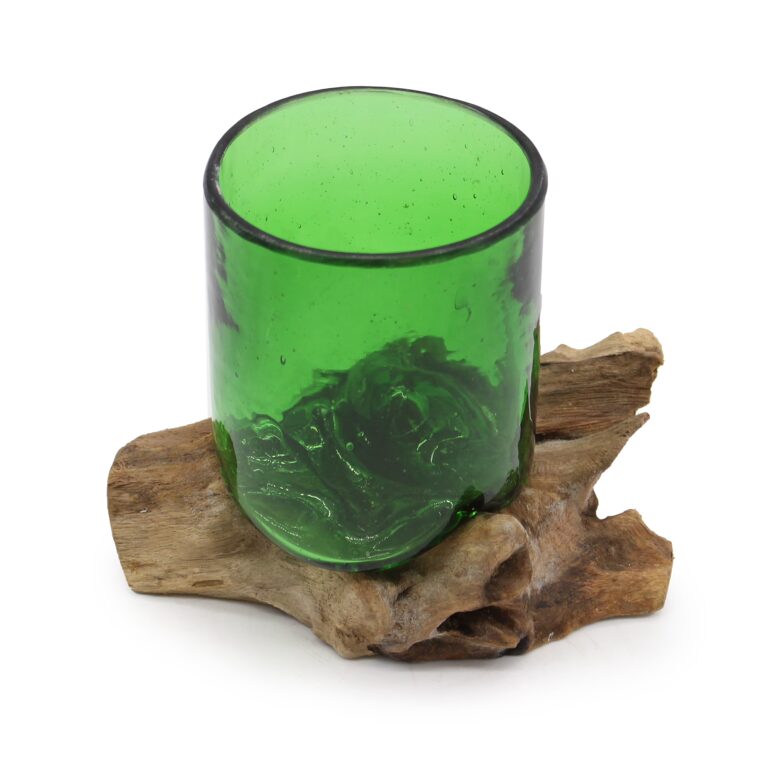 Recycled-Beer-Bottles-Beer-Glass-on-Wood