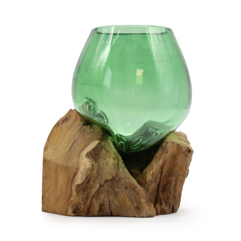 Recycled-Beer-Bottles-Small-Bowl-on-Wood