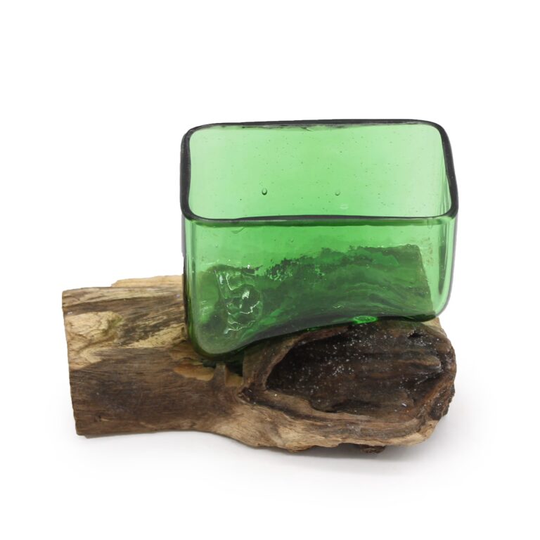 Recycled-Beer-Bottles-Square-Bowl-on-Wood