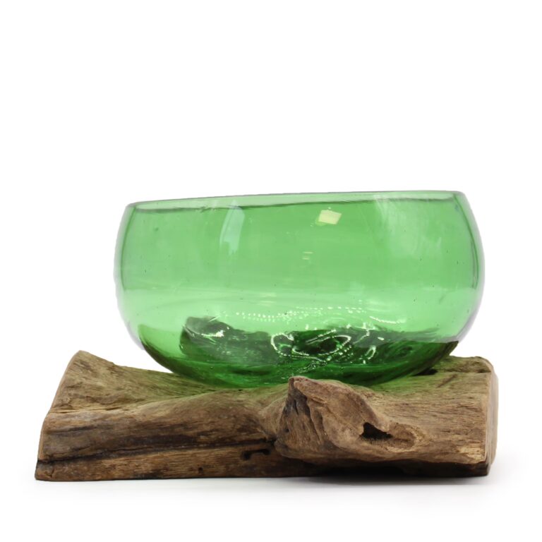 Recycled-Beer-Bottles-Wide-Bowl-on-Wood