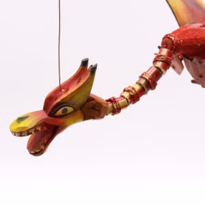 Rood Coconut Dragon Mobile 37cm