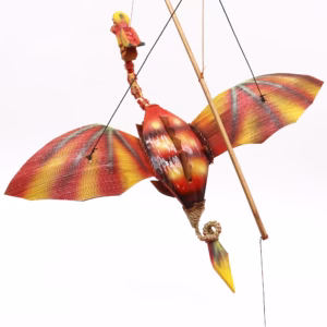 Rood Coconut Dragon Mobile 37cm