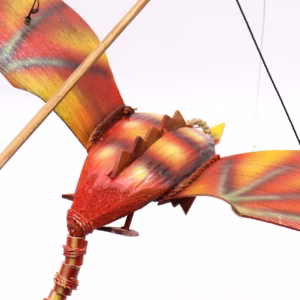 Rood Coconut Dragon Mobile 37cm