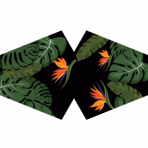 Herbruikbare Modieuse Gezichtsmaskers - Groene Jungle Volwassen
