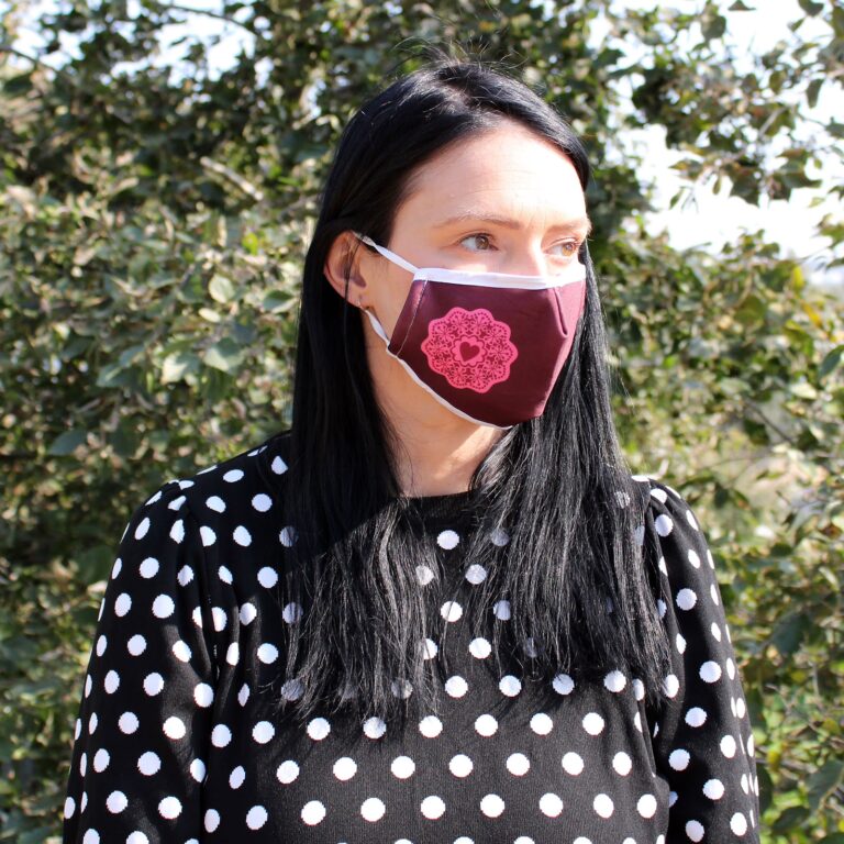 Reusable-Fashion-Face-Covering-Red-Mandala-Heart-Adult