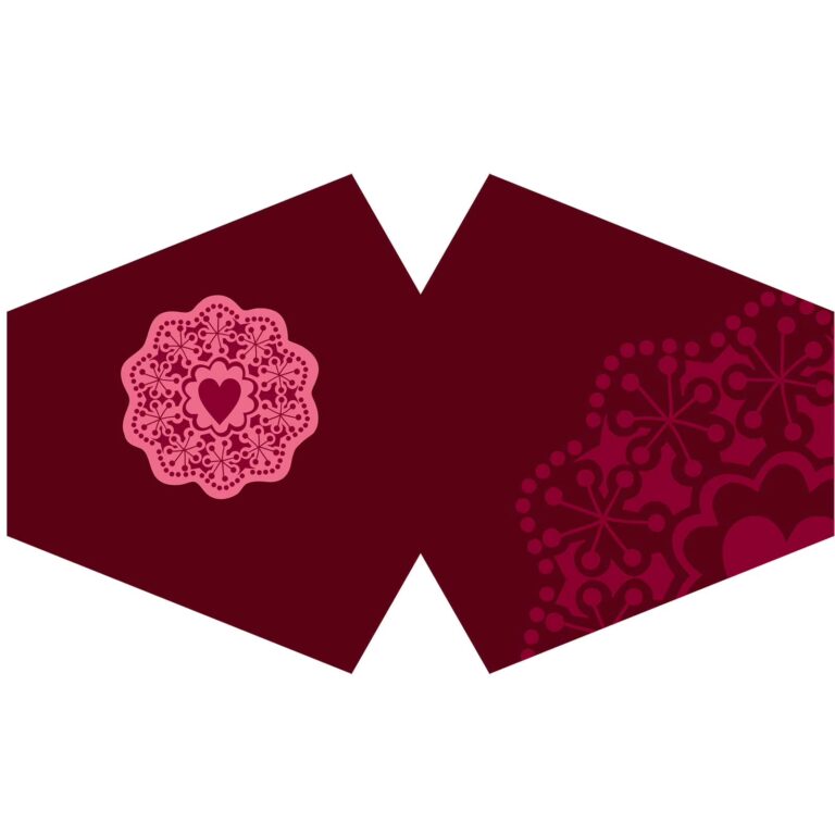Reusable-Fashion-Face-Covering-Red-Mandala-Heart-Adult