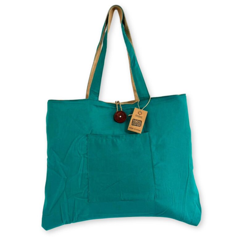 Reversible-Jute-Cotton-Big-Bag-Teal