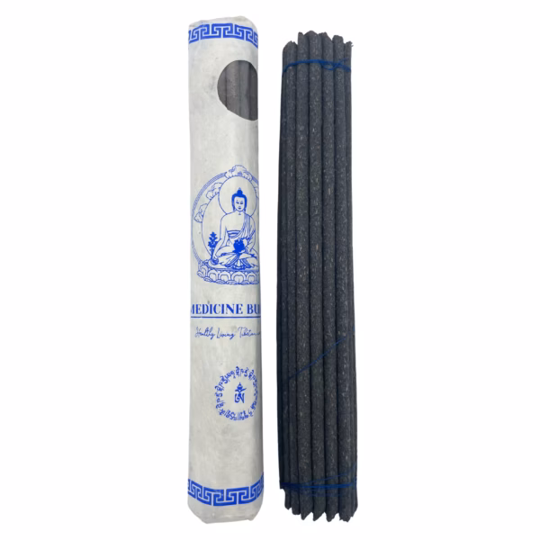 Rullet Pakke Med 30 Premium Tibetansk Røgelse - Medicine Buddha