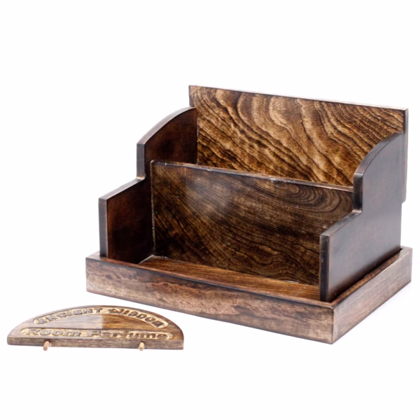 Room Perfume Display Stand - Mango Wood - Image 3