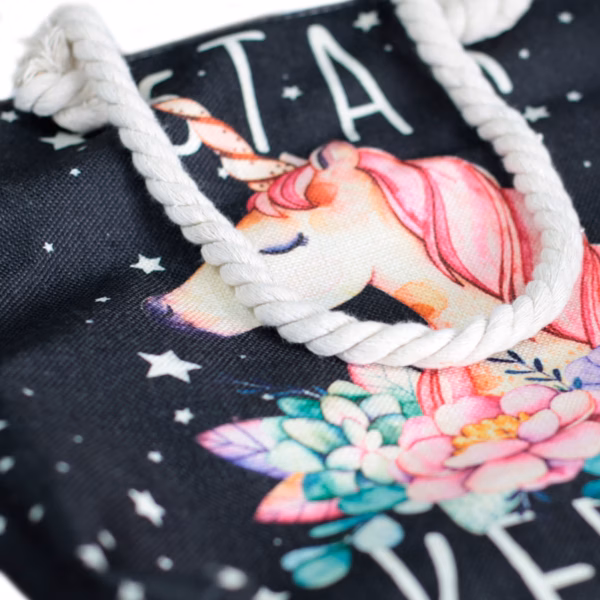 Veske med Tauhåndtak - Star Keeper Unicorn - Bilde 2