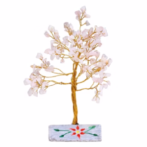 Rosenkvarts Gemstone Tree - 160 Steiner