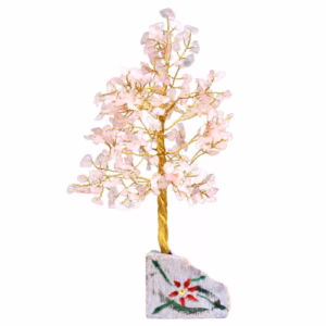 Rosenkvarts Gemstone Tree - 320 Steiner