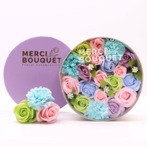 Round Box - Baby Blessings - Blues