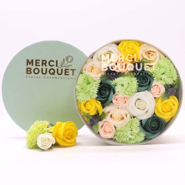 Round Box - Spring Celibrations - Yellow &Amp; Greens - Billede 2