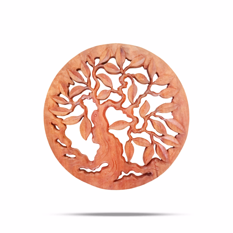 Round-Decorative-Wooden-Chunk-Tree-of-Life-Panel-30cm