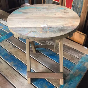 Round Folding Coffee Table - 50x50cm
