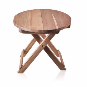 Round Folding Coffee Table - 50x50cm
