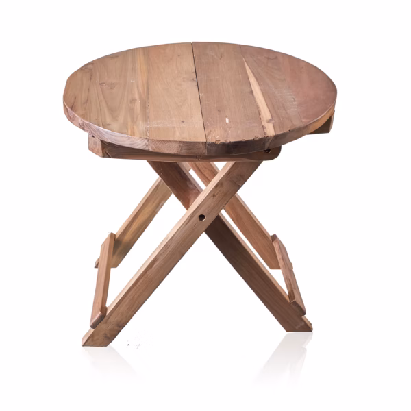 Round Folding Coffee Table - 50X50Cm – Image 5
