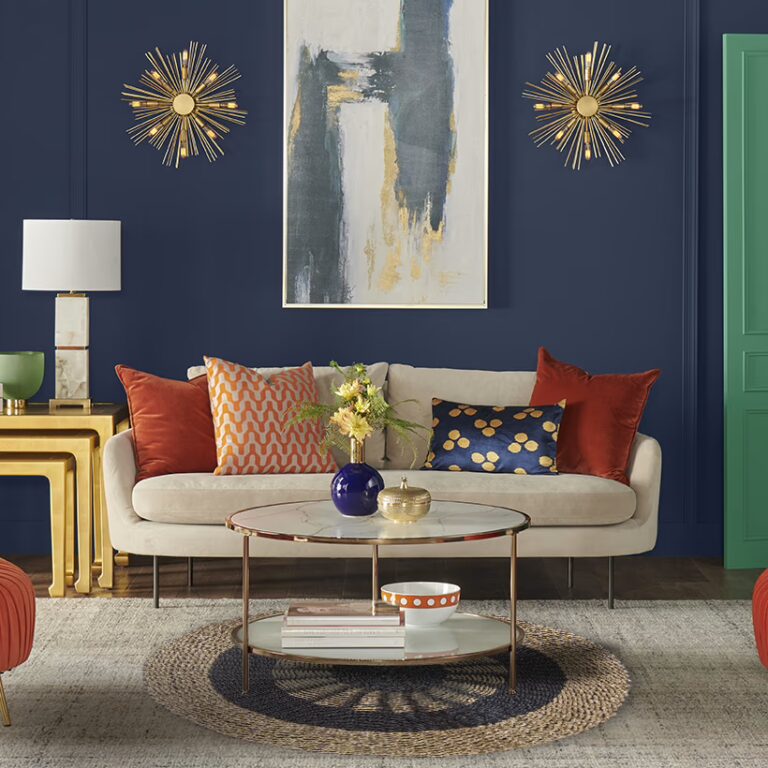 Round Seagrass Black Tan - Inner Sun - 1m