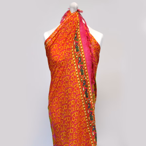 Ruby Lime  Mandela Sarong - Image 5