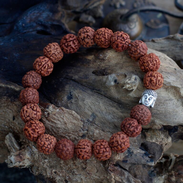 Rudraksha-Buddah-Bangle-Mala-Brown