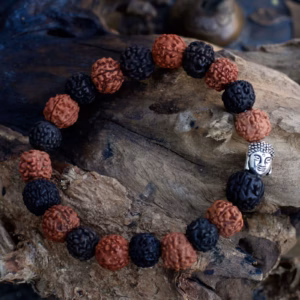 Rudraksha Boeddha Bangle Mala - Mix