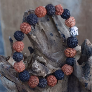 Rudraksha Boeddha Bangle Mala - Mix