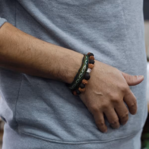 Rudraksha Boeddha Bangle Mala - Mix