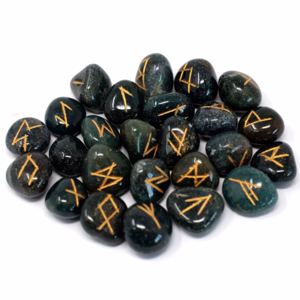 Runesett I Veske - Blodstein - Bilde 2