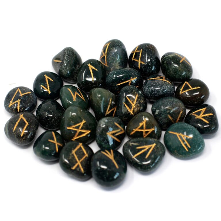 Runes-Stone-Set-in-Pouch-Bloodstone