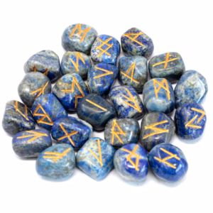 Runesteinsett I Veske - Lapis