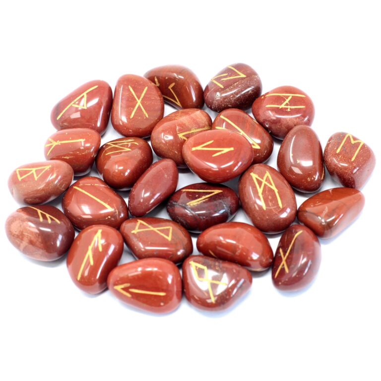 Runes-Stone-Set-in-Pouch-Red-Jasper