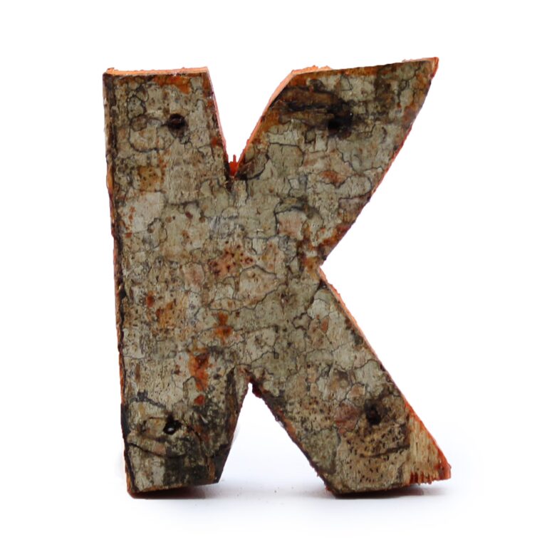 Rustic-Bark-Letter-K-7cm