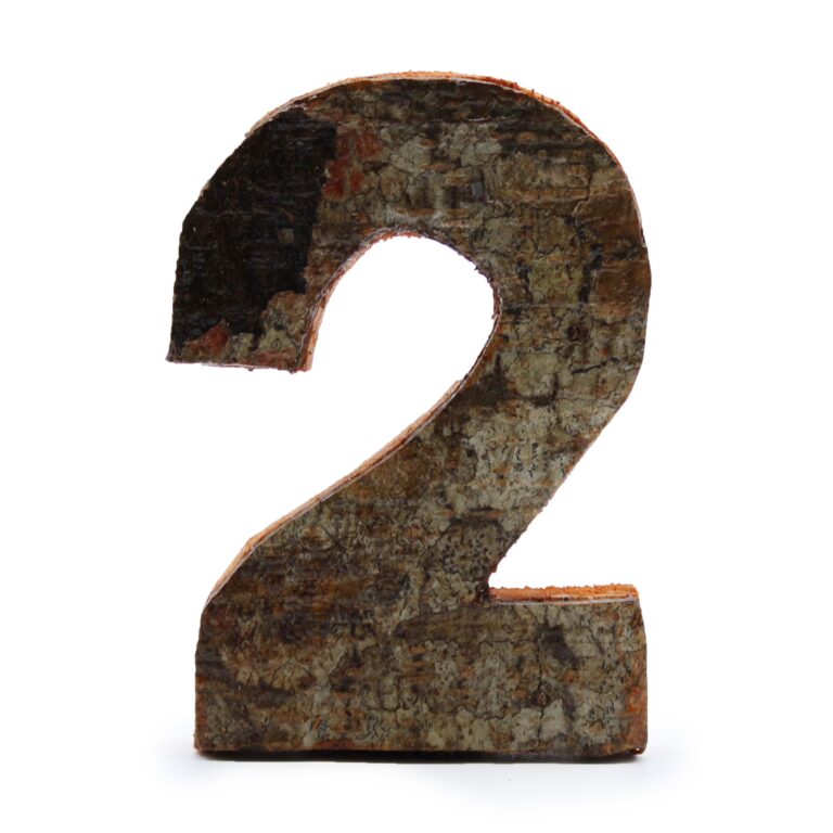 Rustic-Bark-Number-2-7cm