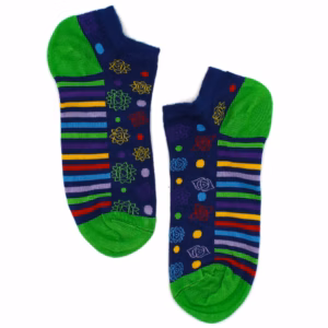 S/M Hop Hare Bambus Strømper Lav (36 - 40) - 7 Chakra