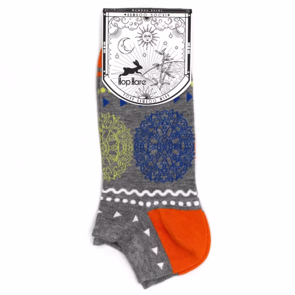 S/M Hop Hare Bambussokker Lav (36-40) - Flowers Of Life - Bilde 3