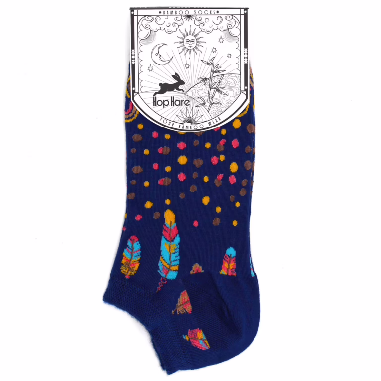 SM-Hop-Hare-Bamboo-Socks-Low-36-40-Indian-Feathers