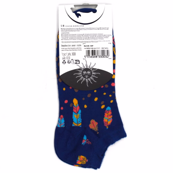 S/M Hop Hare Bambussokker Lav (36-40) - Indian Feathers - Bilde 3