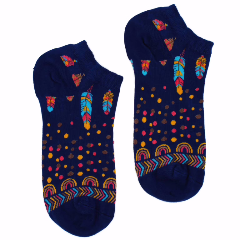 SM-Hop-Hare-Bamboo-Socks-Low-36-40-Indian-Feathers