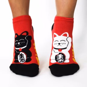 S/M Hop Hare Bambussokker Lav (36 - 40) - Lucky Cat